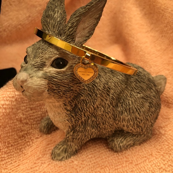 NWOT Michael Kors Bracelet with Heart Charm - Picture 2 of 7